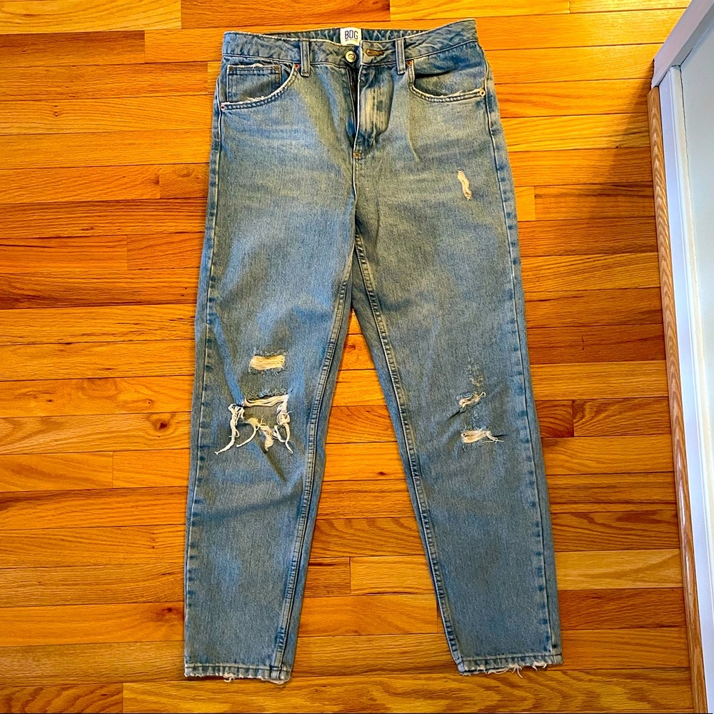 BDG mom jeans in light denim wash